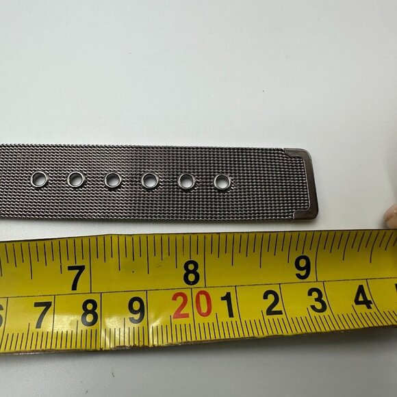 Miykon Watch Men Black Day Date Dial 38MM Mesh Buckle Band New Battery 9 Inch - Picture 11 of 13